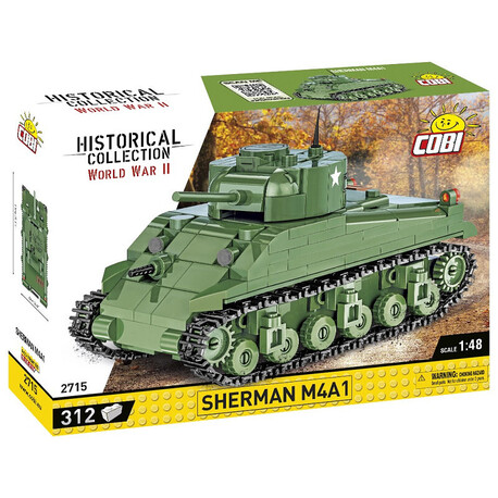 COBI II WW Sherman M4A1, 1:48, 312 k