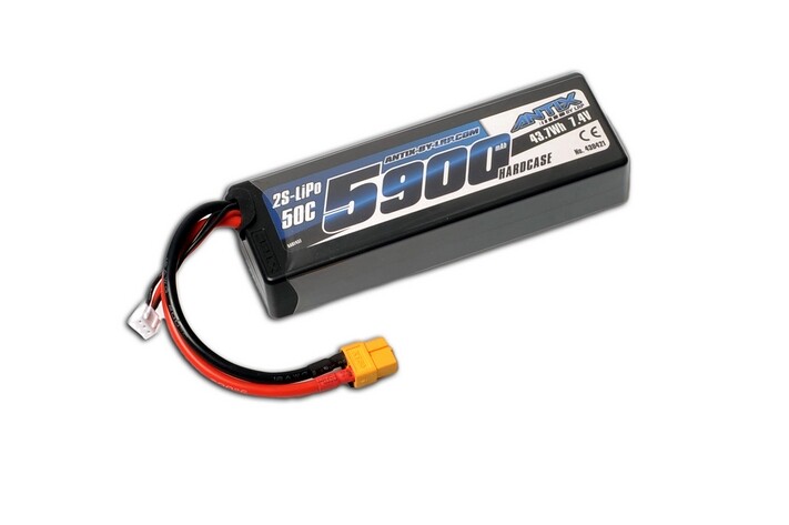 ANTIX by LRP 5900mAh - 7.4V - 50C LiPo Car Stickpack Hardcase - XT60 konektor - L430421XT60 - expresní doprava