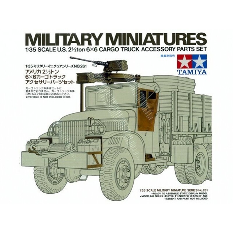 Tamiya 35231 US 6x6 Cargo Truck Accessories Set - Profimodel.cz