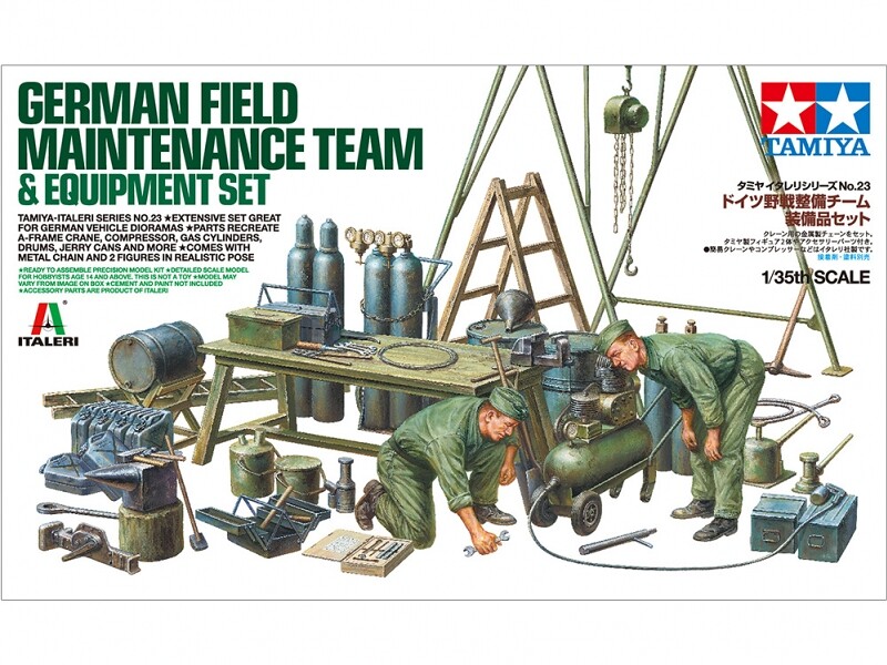 1:35 Tamiya 37023 German Field Team Equipment - 108/37023 - expresní doprava