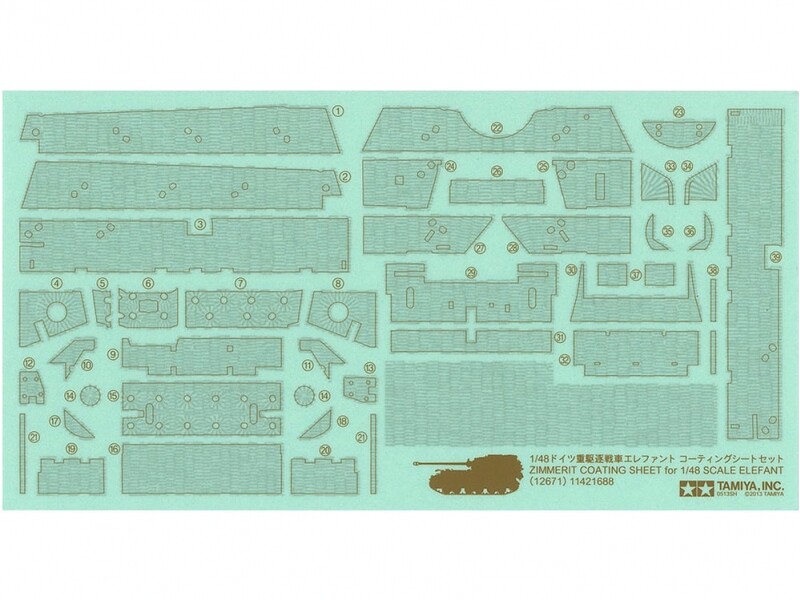 Tamiya 12671 Elefant Zimmerit Sheet 1/48 - 108/12671 - expresní doprava