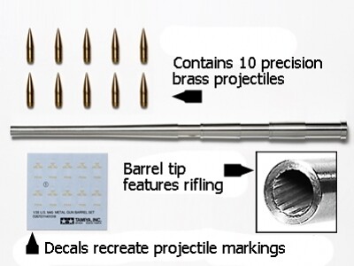 Tamiya 12670 M40 Metal Barrel - 108/12670 - expresní doprava