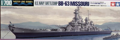 1:700 Tamiya 31613 USS Missouri - 108/31613 - expresní doprava