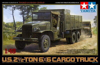 1:48 Tamiya 32548 US 2 1/2t 6x6 Cargo Truck 1/48 - 108/32548 - expresní doprava