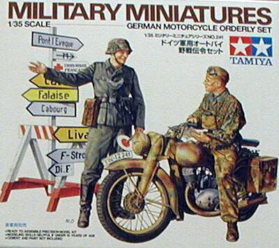 1:35 Tamiya 35241 German Motorcycle Orderly Set - 108/35241 - expresní doprava