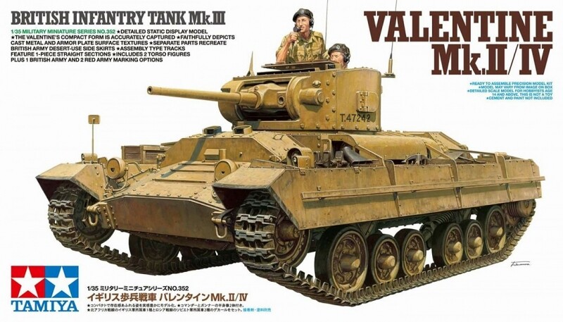 1:35 Tamiya 35352 Valentine Mk.II/IV - 108/35352 - expresní doprava