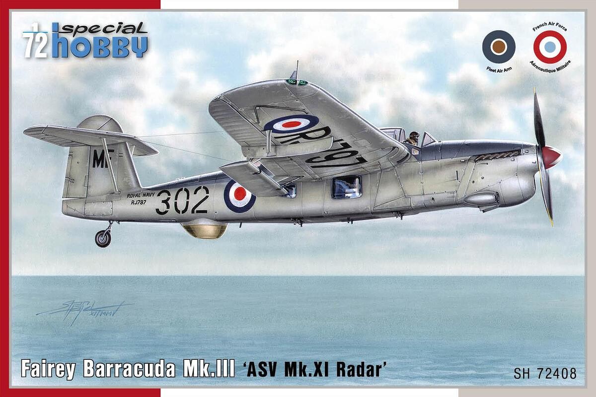 1:72 Special Hobby SH72408 Fairey Barracuda Mk.III ASW Mk.XI Radar - 100/SH72408 - expresní doprava