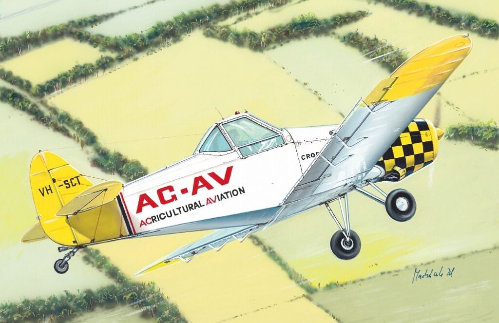 1:72 Kovozávody KPM125 Pa-25 Pawnee "Over Australia" - 141/KPM125 - expresní doprava