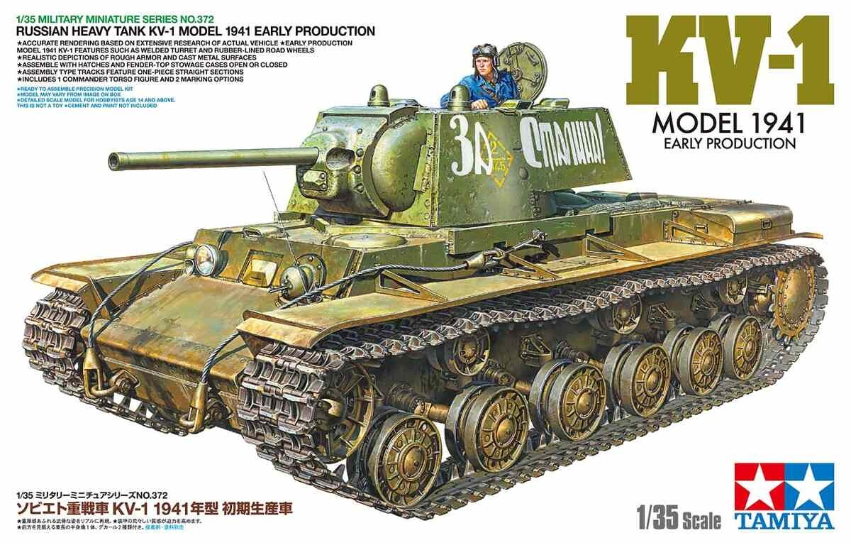 1:35 Tamiya 35372 KV-1 1941 Early - 108/35372 - expresní doprava