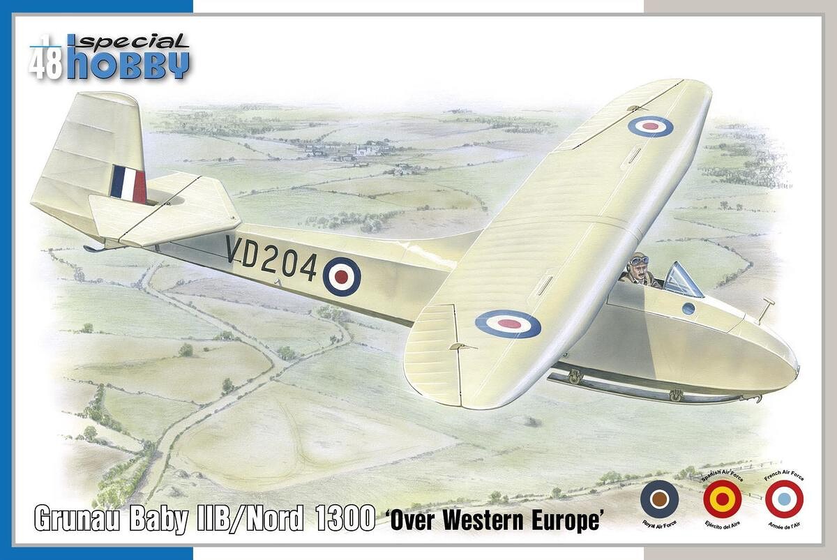 1:48 Special Hobby SH48203 Grunau Baby IIB/Nord 1300 W.Europe - 100/SH48203 - expresní doprava