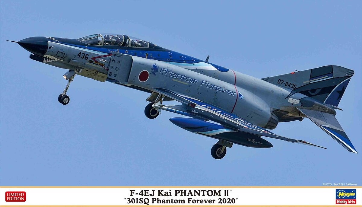 1:72 Hasegawa 02355 F-4EJ Kai "301SQ Phantom Forever 2020" - 105/02355 - expresní doprava