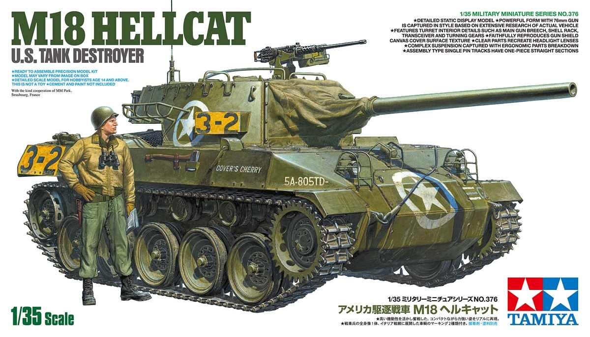 1:35 Tamiya 35376 M18 Hellcat - 108/35376 - expresní doprava