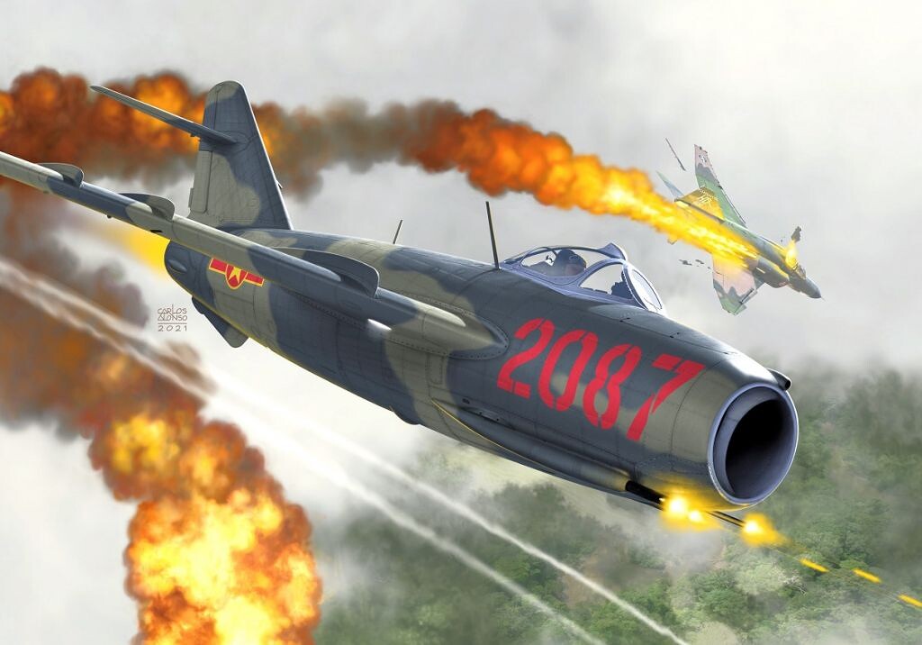 1:48 Kovozávody KPM4826 MIG-17 "Fresco-A" At War - 141/KPM4826 - expresní doprava