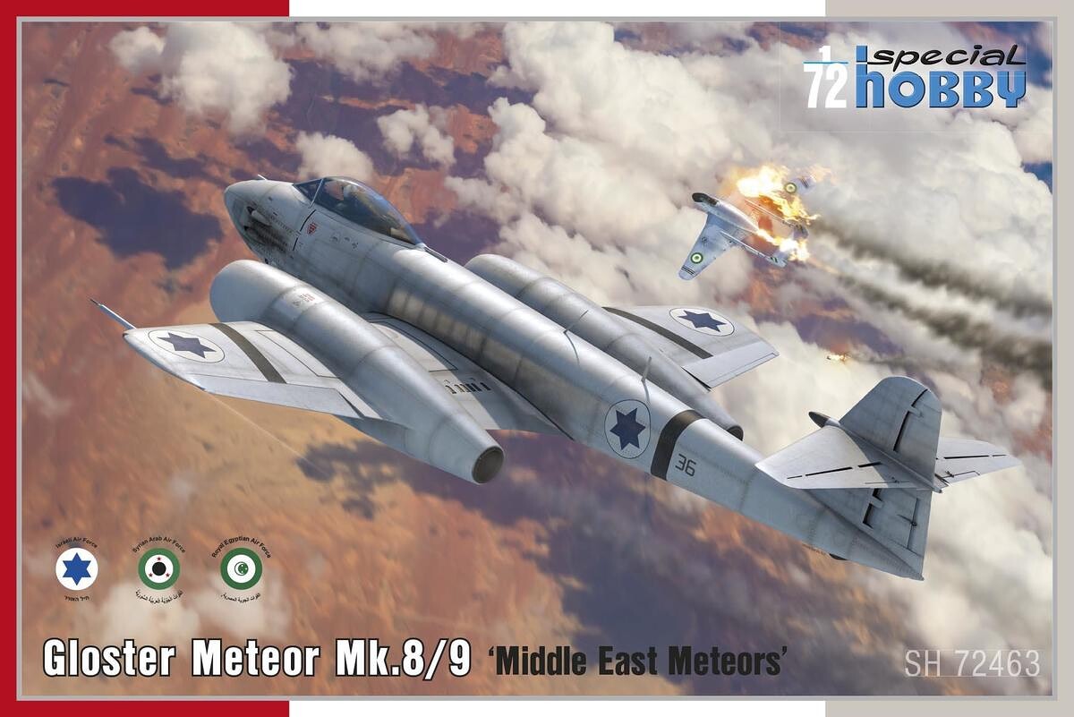 1:72 Special Hobby SH72463 Gloster Meteor Mk.8/9 "Middle East Meteo - 100/SH72463 - expresní doprava