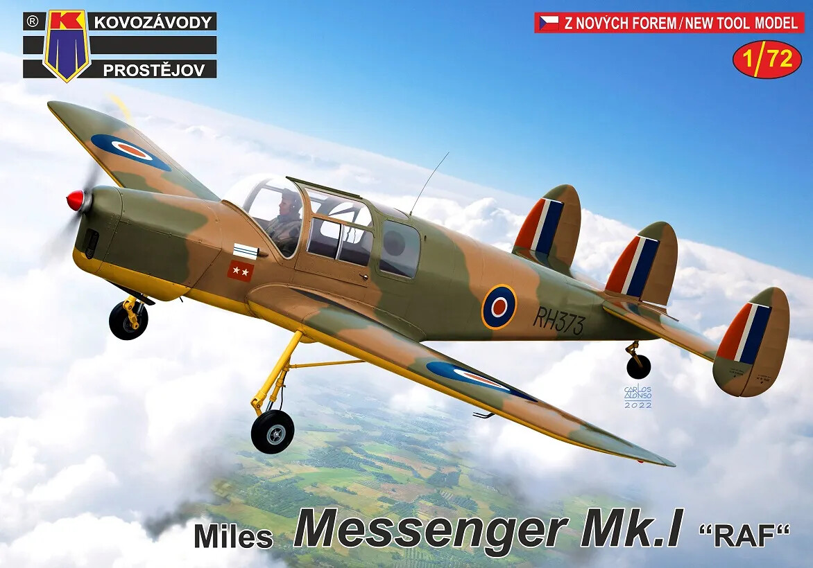 1:72 Kovozávody KPM319 Miles M.38 Messenger Mk.I "RAF" - 141/KPM319 - expresní doprava