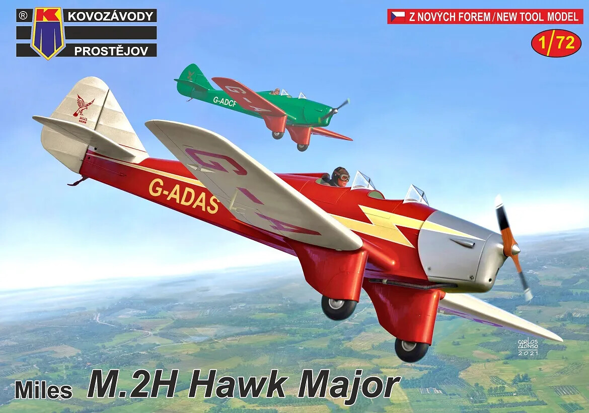 1:72 Kovozávody KPM285 Miles M.2H Hawk Major - 141/KPM285 - expresní doprava