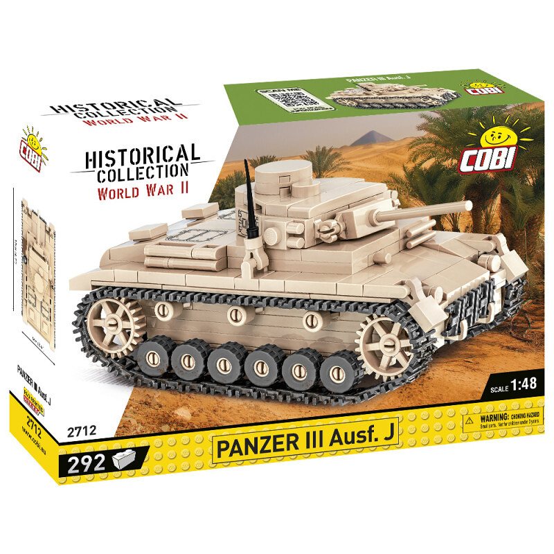 COBI II WW Panzer III Ausf J, 1:48, 292 k - COBI-2712 - expresní doprava