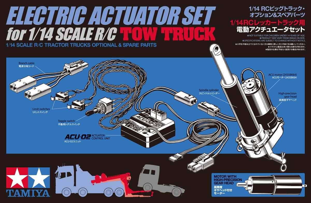 Tamiya 56553 RC Tow Truck Actuator Set - 108/56553 - expresní doprava