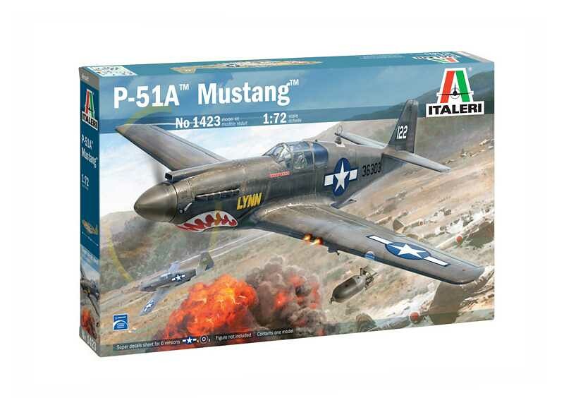 Italeri Model Kit letadlo 1423 - P-51A Mustang (1:72) - 33-1423 - expresní doprava