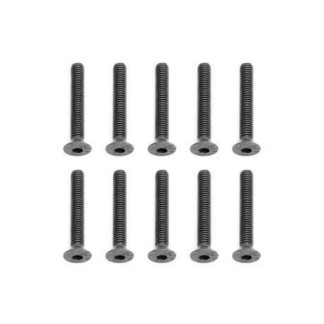 M3x24mm countersunk head screw, 10pcs.