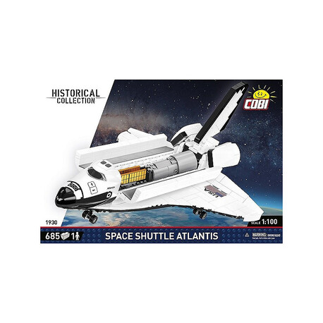 COBI NASA raketoplán Atlantis, 1:100, 685 k, 1 f