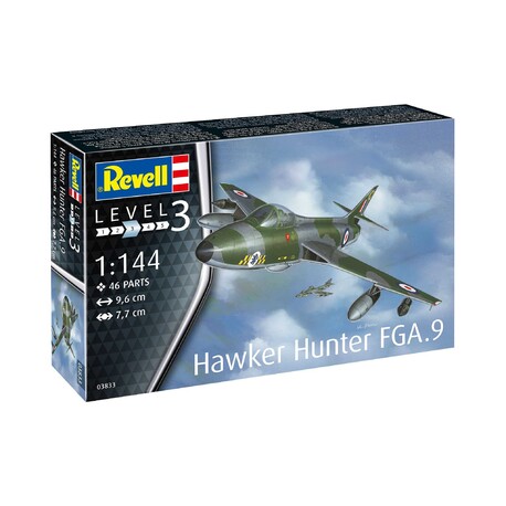 Plastic ModelKit Plane 03833 - Hawker Hunter FGA.9 (1: 144)