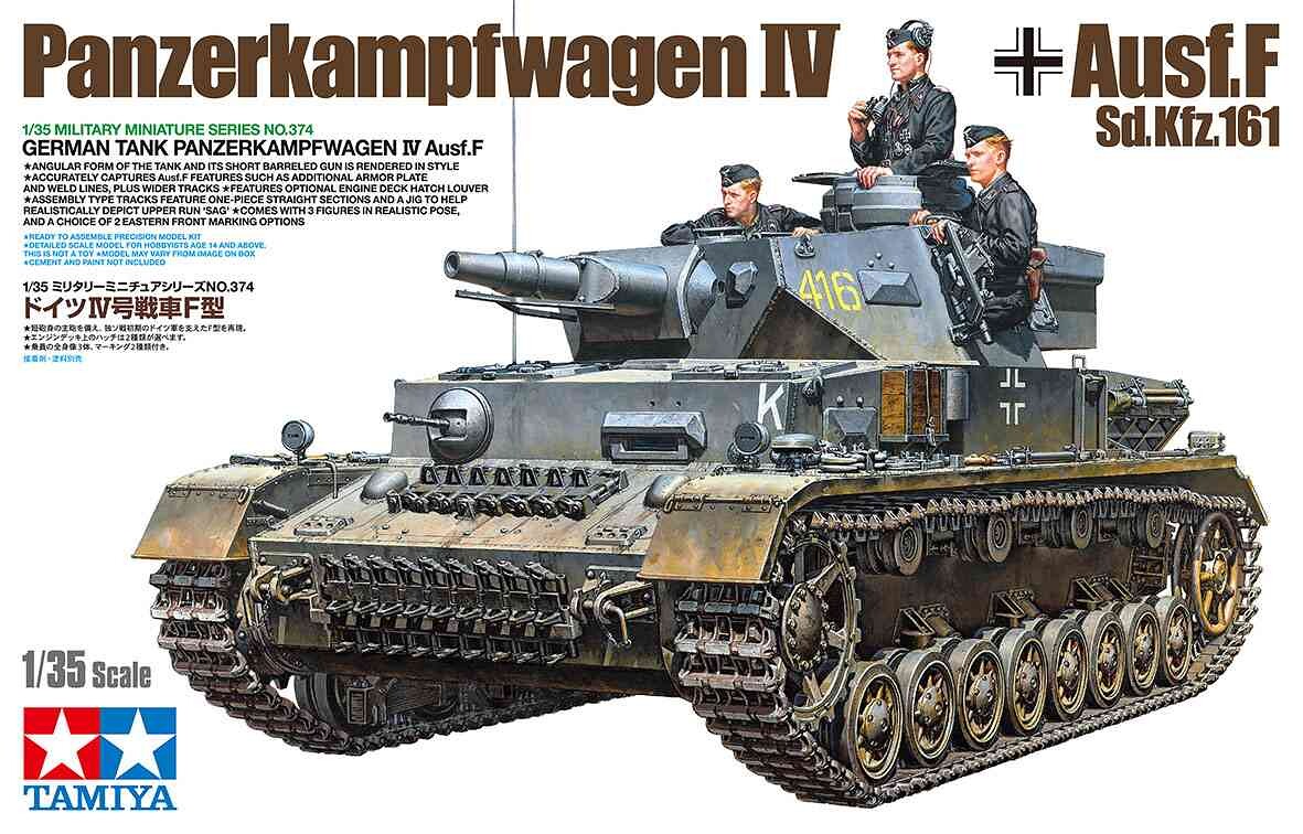 1:35 Tamiya 35374 Pz.Kpfw.IV Ausf.F - 108/35374 - expresní doprava