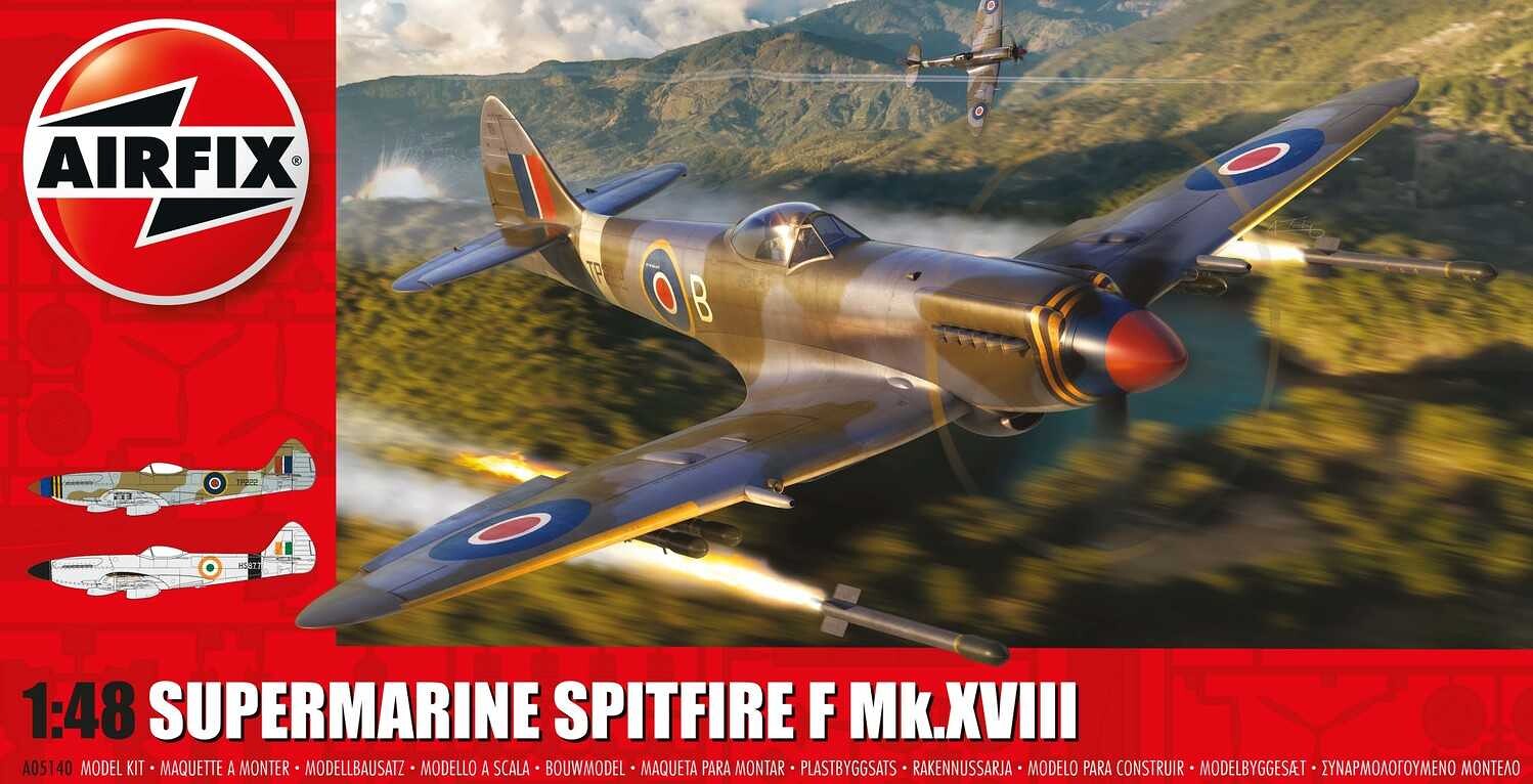 Airfix Classic Kit letadlo A05140 - Supermarine Spitfire F Mk.XVIII (1:48) - 30-A05140 - expresní doprava