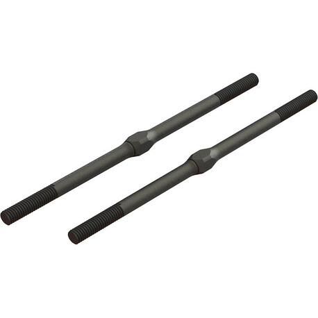 Arrma connector M4x95mm steel, black (2)