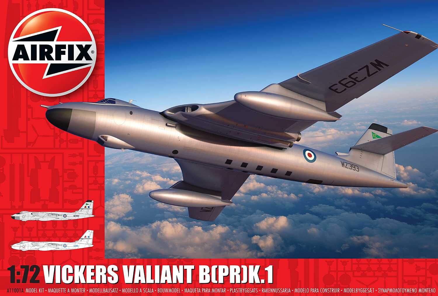 Airfix Classic Kit letadlo A11001A - Vickers Valiant (1:72) - 30-A11001A - expresní doprava