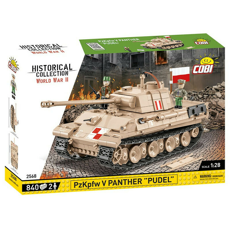 COBI II WW Panzer V Panther PUDEL, 840 hp, 2 f - Profimodel.cz