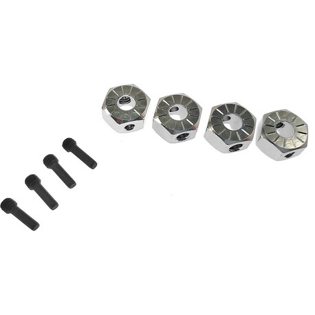 Axial wheel hub 12mm aluminum: RBX10