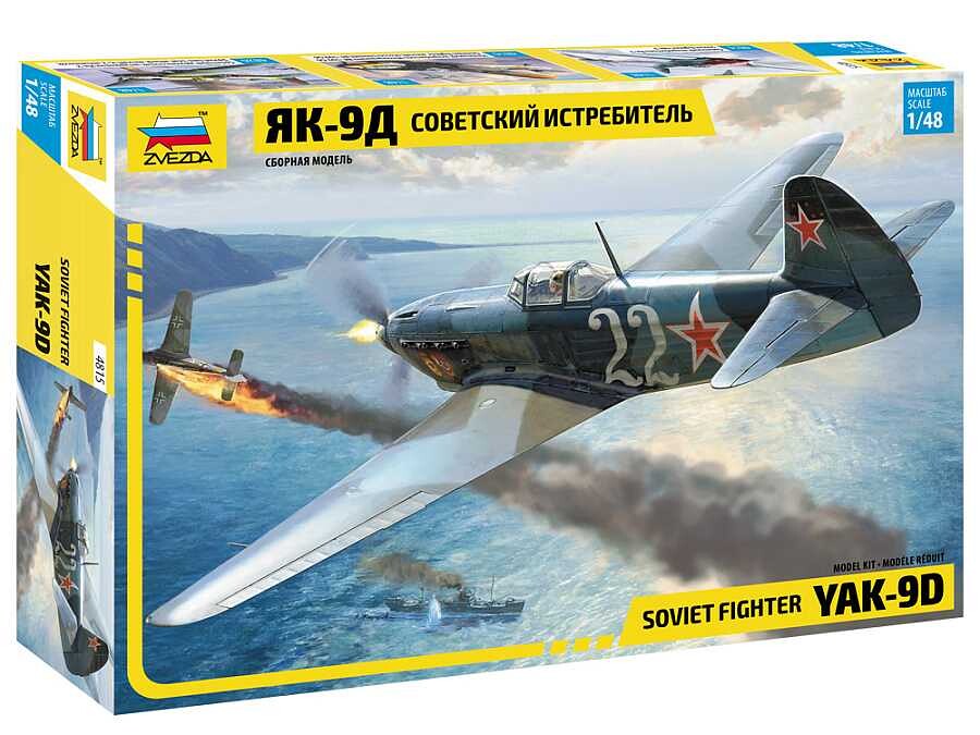 Zvezda Model Kit letadlo 4815 - YAK-9 Soviet fighter (1:48) - 32-4815 - expresní doprava