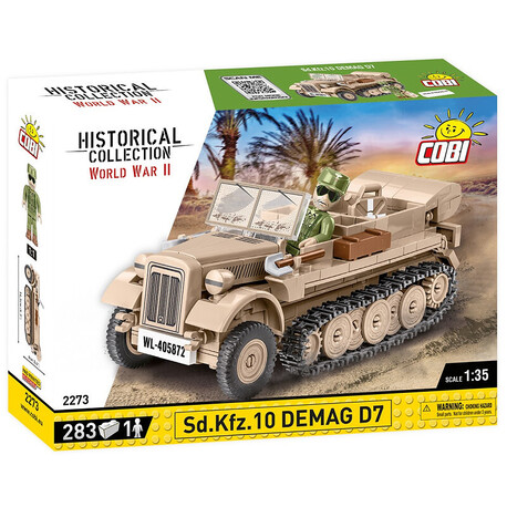 COBI II WW Sd.Kfz. 10 DEMAG, 1:35, 283 k, 1 f