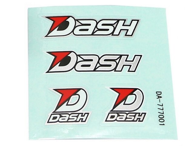 Dash Dash Decal ( 70 X 70 mm) Black / White / Silver DA-777001 - DA-777001 - expresní doprava