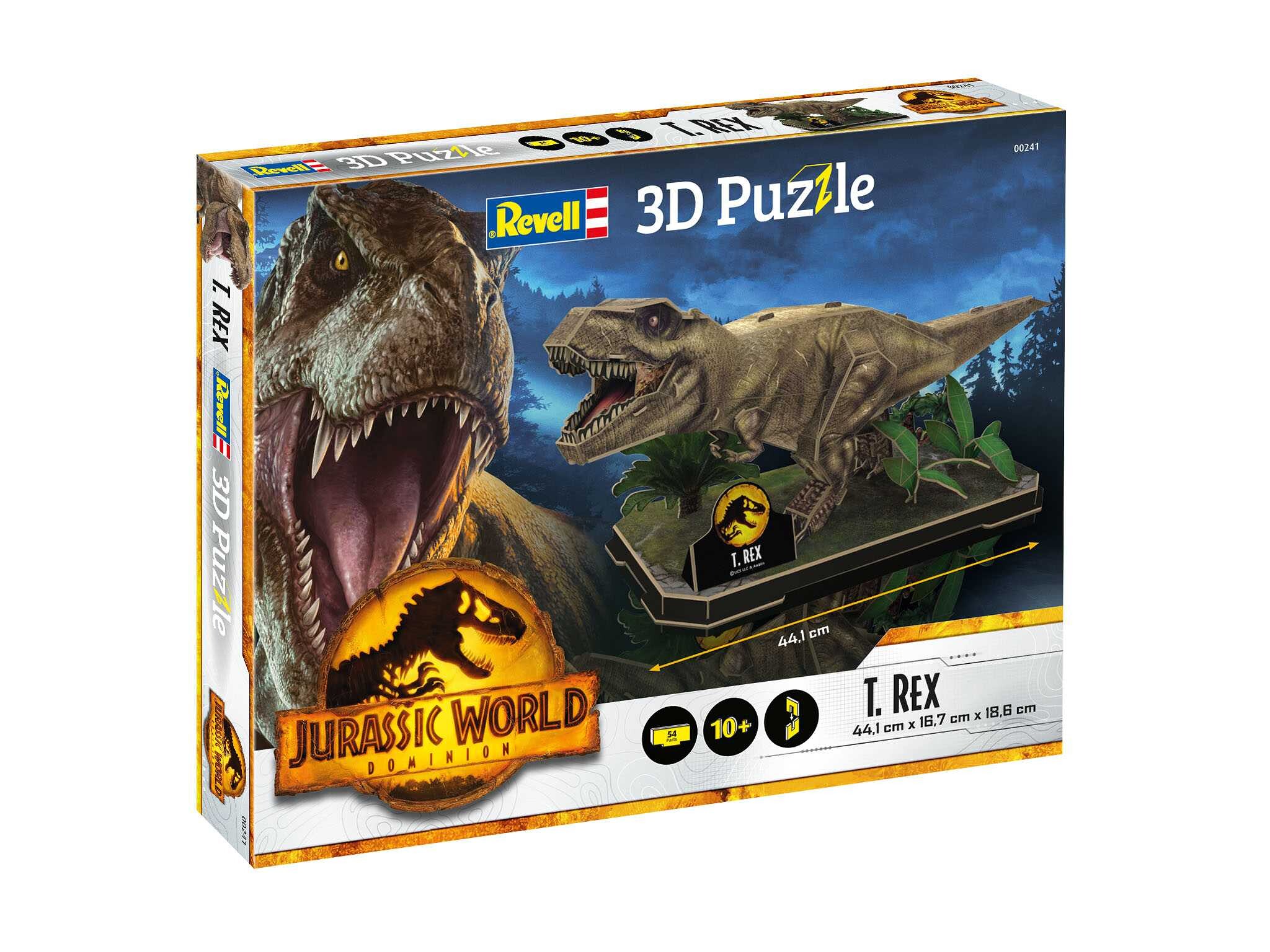 3D Puzzle REVELL 00241 - Jurassic World - T-Rex - 18-00241 - expresní doprava