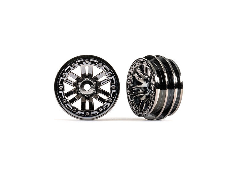 Traxxas disk 1.0" twin-spoke černý chrom (2) - TRA9768-BLKCR - expresní doprava