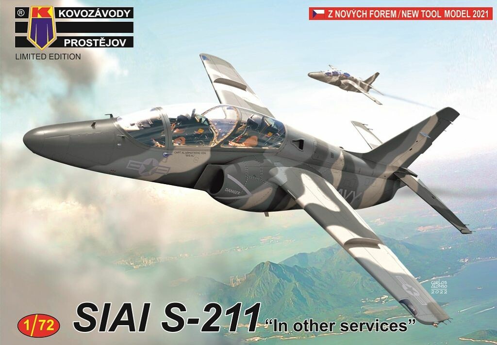 1:72 Kovozávody KPM347 SIAI S-211"In Other Services" - 141/KPM347 - expresní doprava