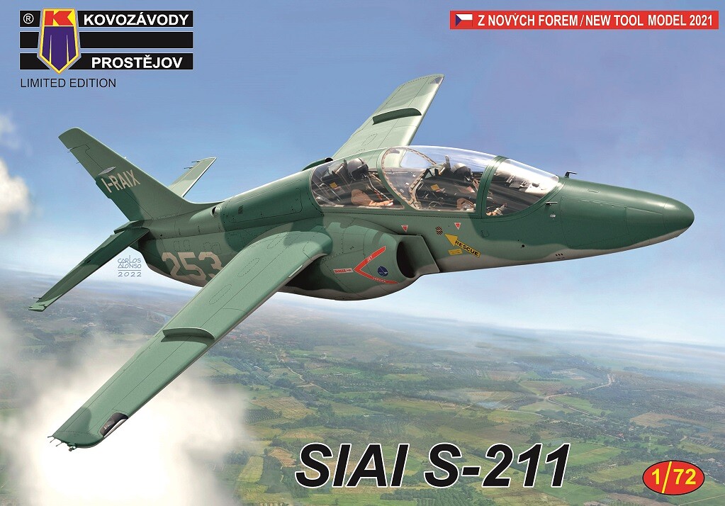 1:72 Kovozávody KPM346 SIAI S-211 - 141/KPM346 - expresní doprava