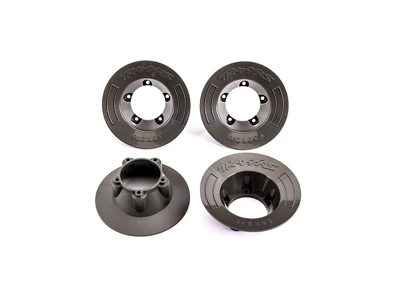 Traxxas pokrievka disku šedá (4) (pre 9572) [TRA9569A,TRX9569A]