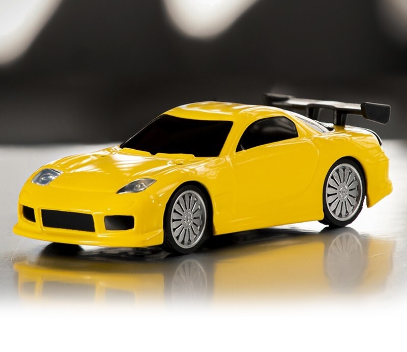 TURBO RACING 1/76 C71 On-Road SPORT RC Car RTR (žlutá) - TB-C71-YE - expresní doprava