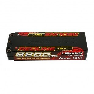 Gens ace Redline Series 8200mAh 7,6V 130C 2S1P HardCase 58 HV Lipo batéria GEA82002S13D5