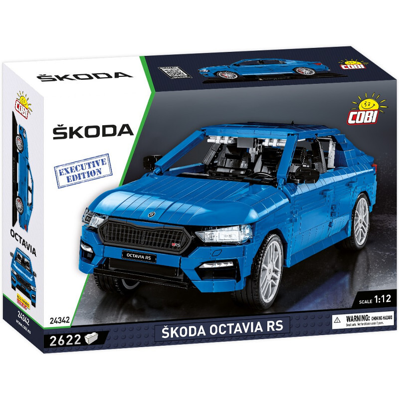 COBI Škoda Octavia IV RS, 1:12, 2622 k, EXECUTIVE EDITION - COBI-24342 - expresní doprava