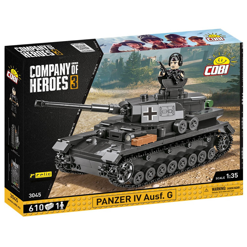 COBI COH Panzer IV Ausf G, 1:35, 610 k, 1 f - COBI-3045 - expresní doprava