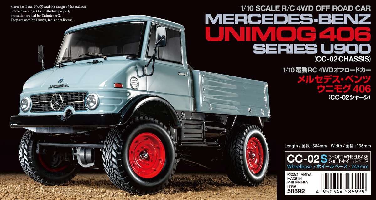 Tamiya 58692 CC02 Unimog 406 Series U900 - 108/58692 - expresní doprava