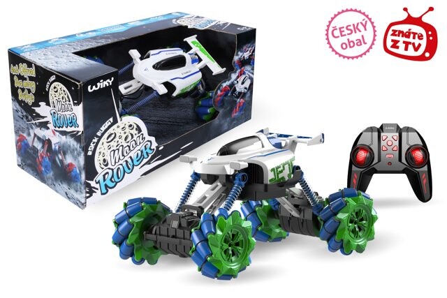 Wiky RC Auto Moon Rover RC na dálkové ovládání 35 cm, zelený - W009190 - expresní doprava