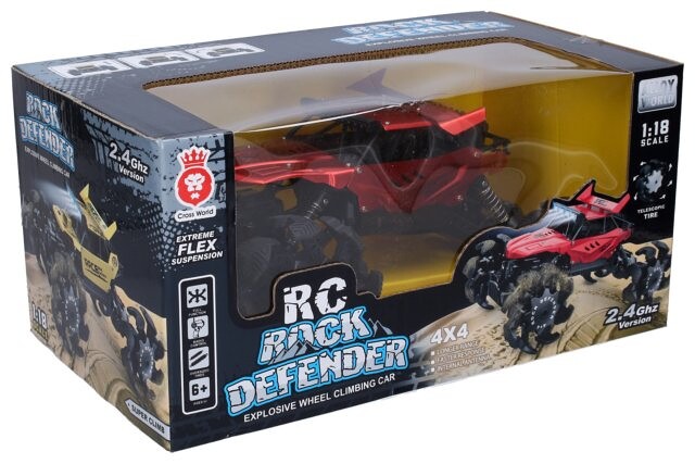 Auto Rock Defender kovové RC na diaľkové ovládanie 28 cm W022661