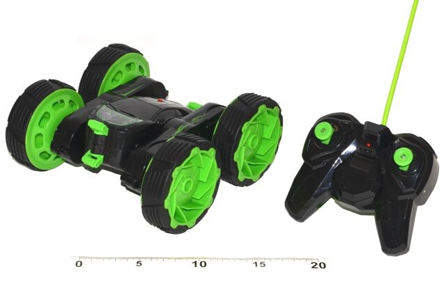 Auto Roll Stunt RC na diaľkové ovládanie 18 cm W105194