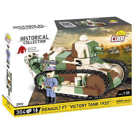 COBI Great War Renault FT "Victory Tank 1920", 1:35, 304 PS, 1 f