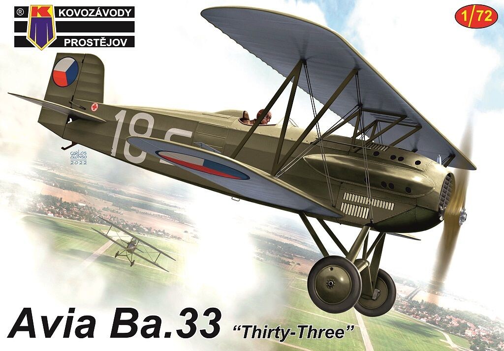 1:72 Kovozávody KPM365 Avia Ba.33 "Thirty-Three" - 141/KPM365 - expresní doprava